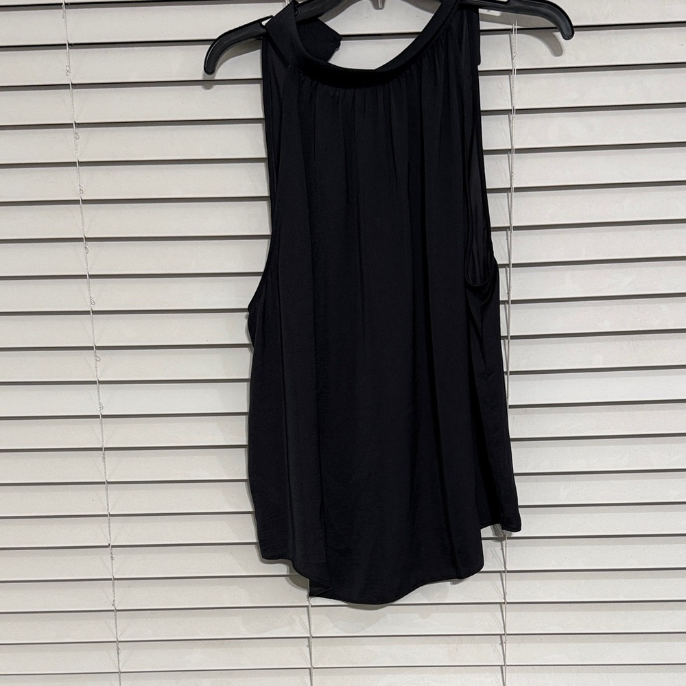 Ann Taylor Black Sleeveless Blouse